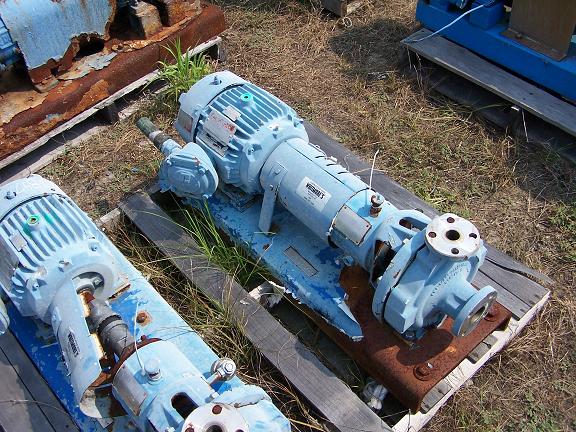 Used Durco T-316 stainless steel centrifugal pump.  Size: 1K 1.5 X 1-62/54.