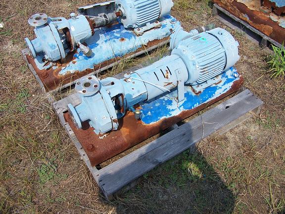 Used Durco T-316 stainless steel centrifugal pump.  Size: 1K 1.5 X 1-62/54.
