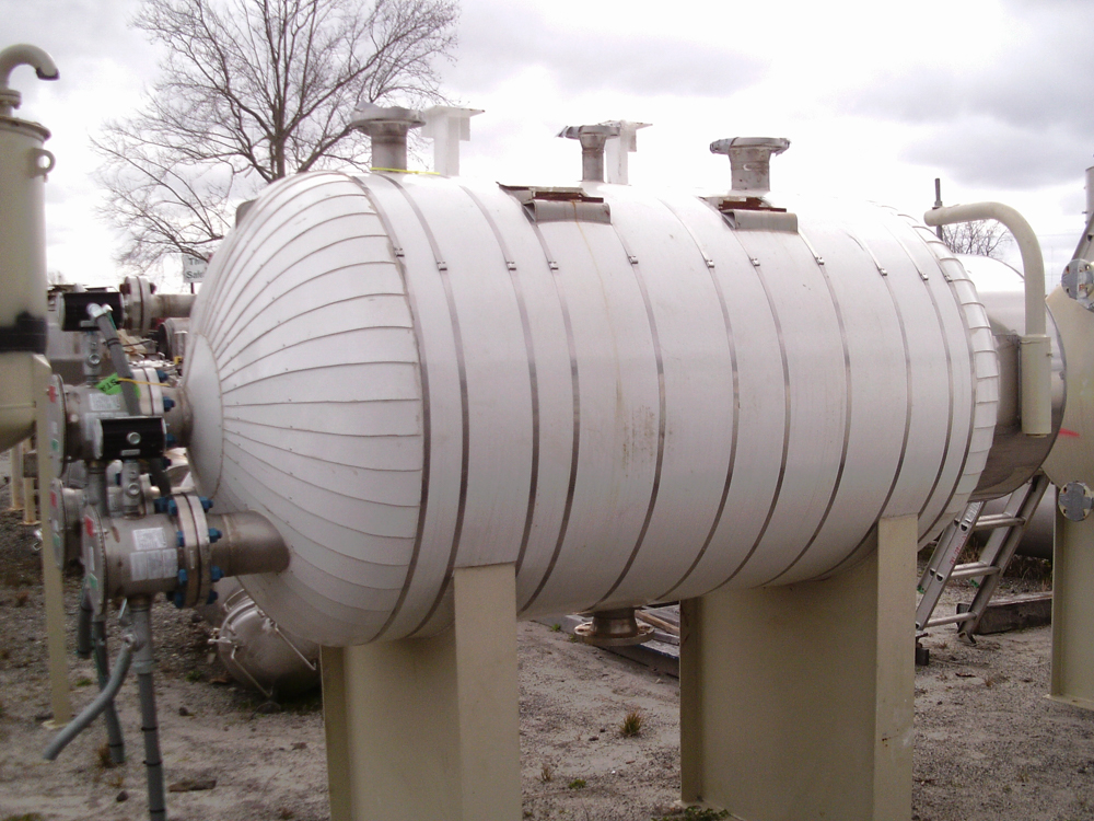 Standard Boiler & Tank appx. 400 gallon horizontal 316L S/S heater tank