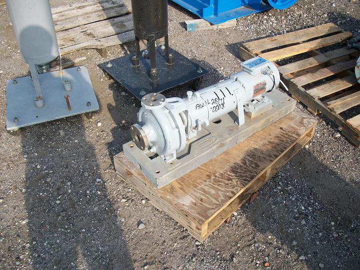 Used Durco Mark III D4 alloy centrifugal pump.  Size 1K1.5 X 1-82/57