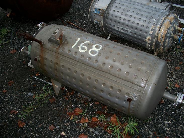 Used Evans & Sons 100 gallon T-316 stainless steel jacketed tank