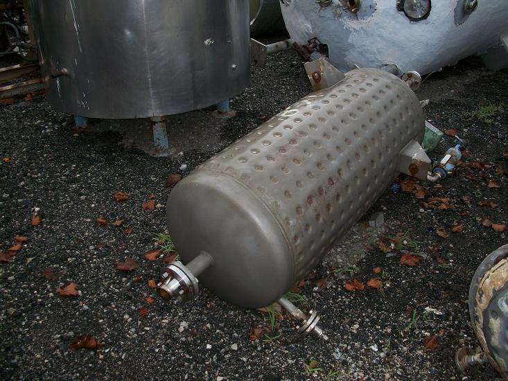 Used Evans & Sons 100 gallon T-316 stainless steel jacketed tank