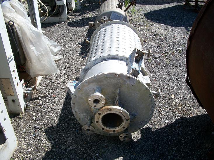 Used Whiting Metals 98 gallon vertical T-316L stainless steel jacketed tank