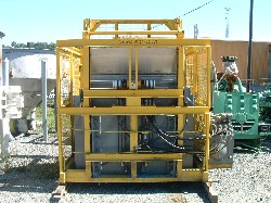 Used Tubar Hydraulic Bin Dumper.  2000# capacity