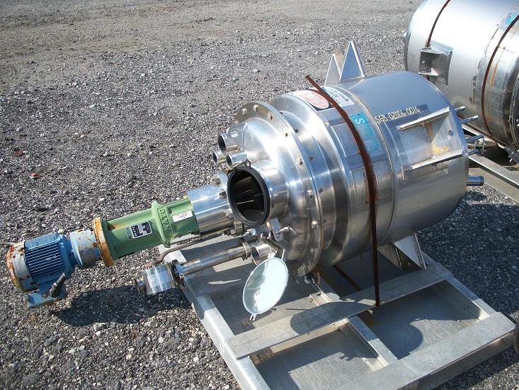Used Precision Stainless Inc.  Approximately 50 gallon T-316L S/S Kettle