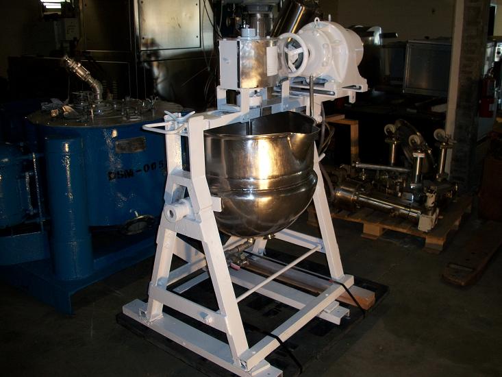 Used  Lee approximately 30 gallon T-304 stainless steel jacketed kettle