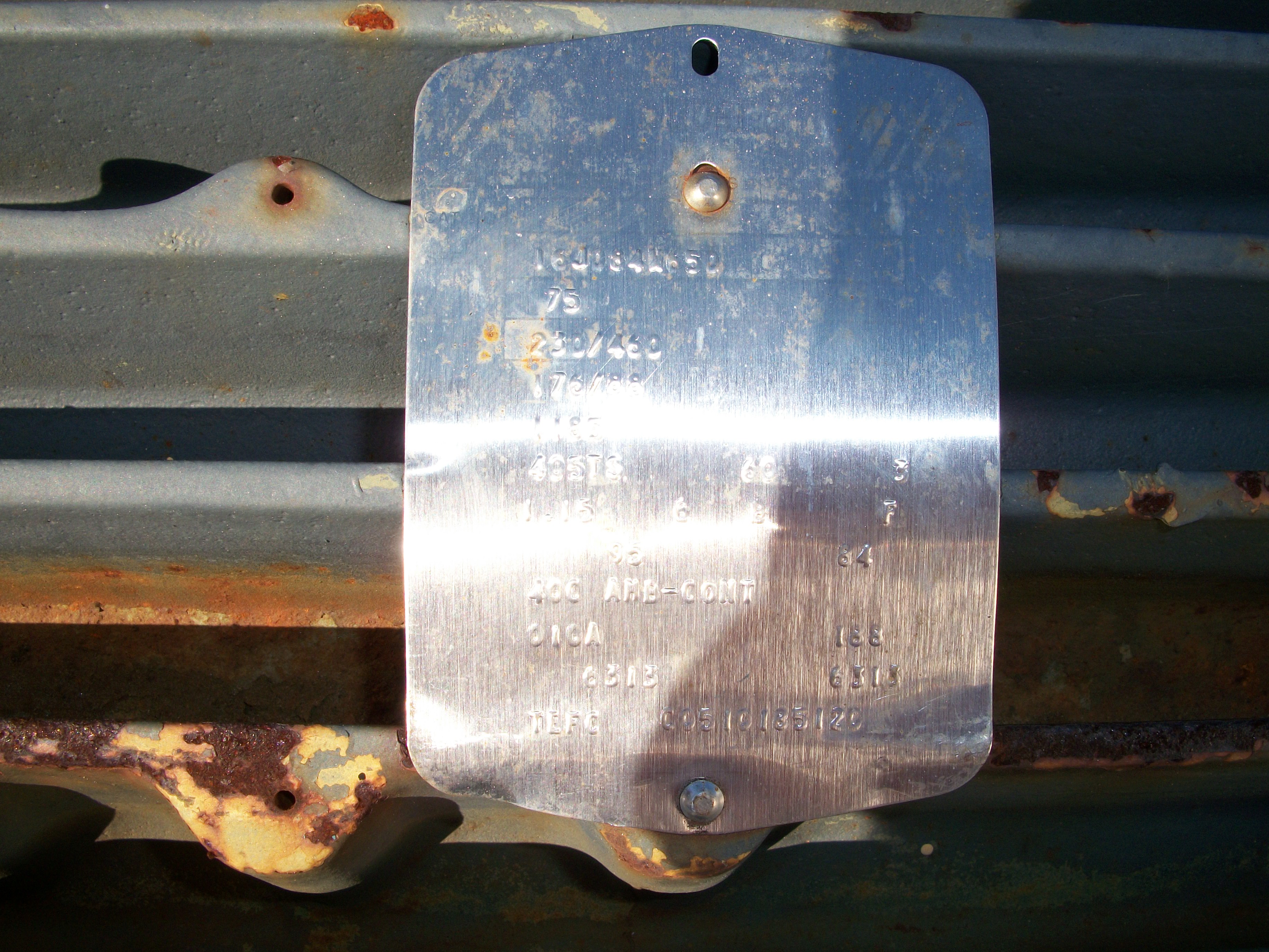 Used 75 HP TEFC AC Motor