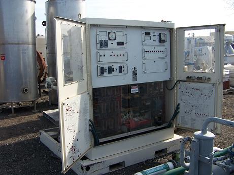Used Hobart skidded 400HP vertical 60/400HZ frequency converter