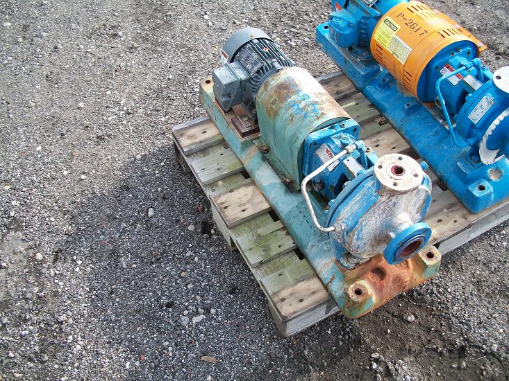 Used Goulds 316 stainless steel centrifugal pump.  Size 1X 1.50 X approx. 8
