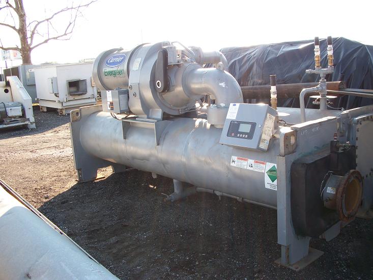 Used Carrier approximately 300 Ton Hermetic Centrifugal liquid type chiller