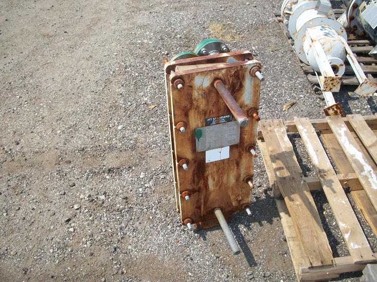 Used ITT standard Model PF15  stainless steel plate heat exchanger