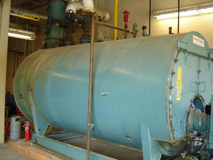 Used Cleaver Brooks CB Packaged firetube HW Boiler. Model CB/200250125