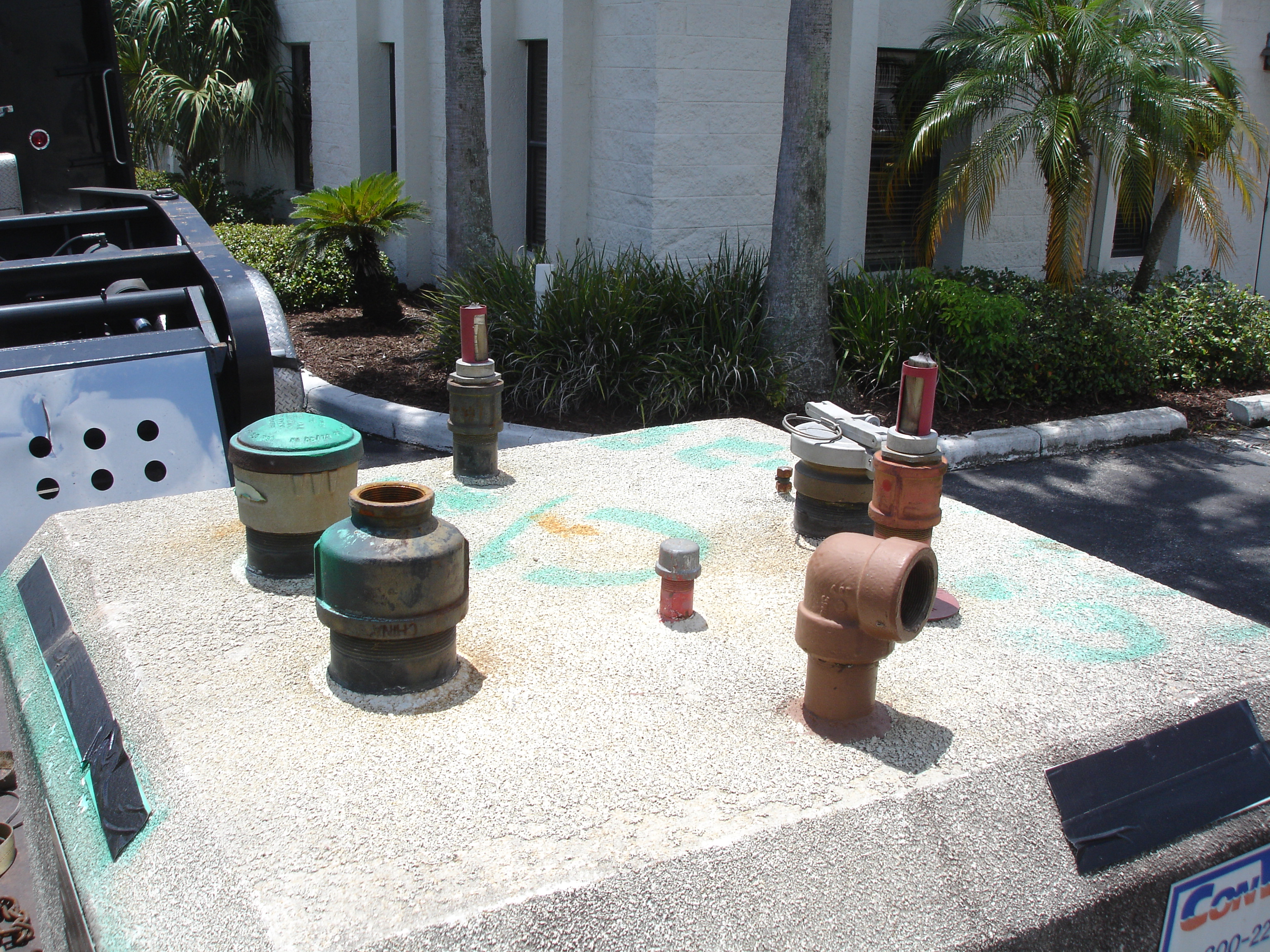 Used ConVault 125 gallon above ground fuel tank DHG Used Equipment