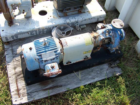 Used Labour T-316 stainless steel centrifugal pump 5HP