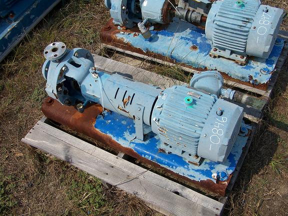 Used Durco T-316 stainless steel centrifugal pump.  Size: 1K 1.5 X 1-62/54.