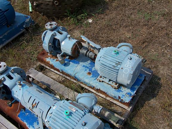 Used Durco T-316 stainless steel centrifugal pump.  Size: 1K 1.5 X 1-62/54.