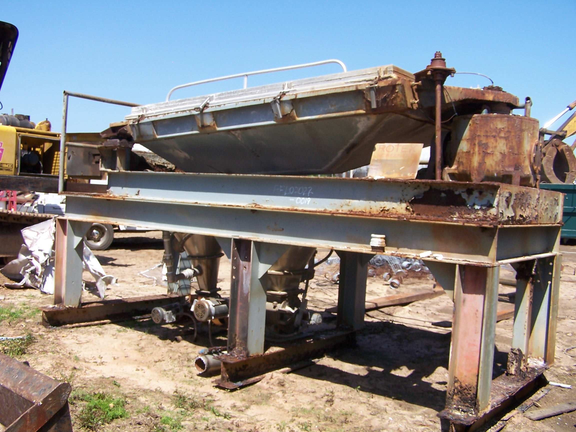Used Rotex Model 842A-AL/SS/SS screener.  60