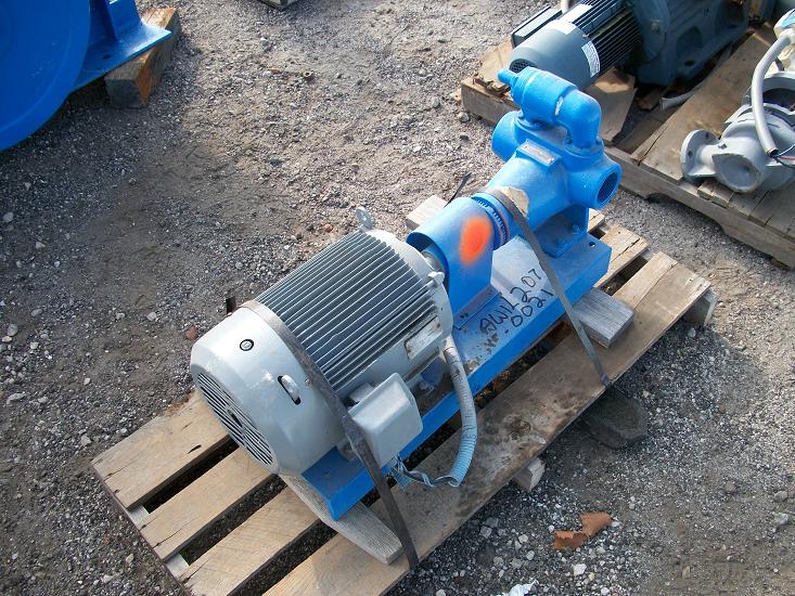 Used Viking Pump Houdaille Model AS195D internal gear pump