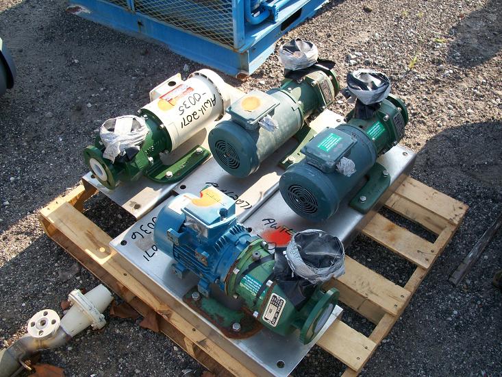 Used Ansimag Model KM1515AA Teflon lined Mag Drive centrifugal pump