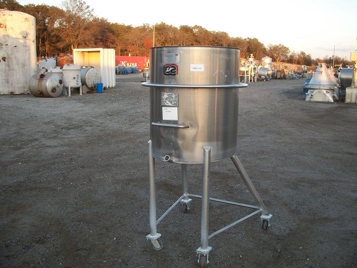 Used Lee Industries 100 gallon stainless steel tank