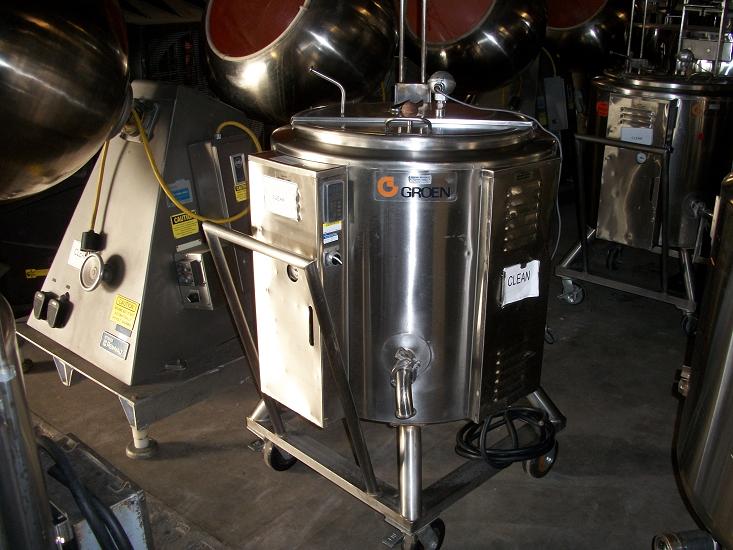 Used Groen 40 gallon 316 stainless steel electric steam kettle