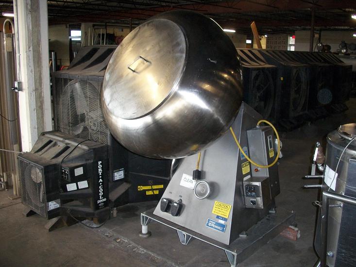 Used Stokes Pennwalt Model 300 VS stainless steel coating pan