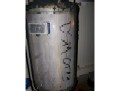 Used Evans & Sons approx 75 gallon vertical T-316L S/S vacuum tank