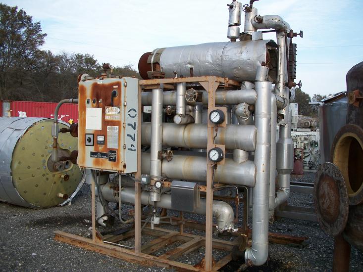 Hot Oil System equipped with (2) 48KW heaters