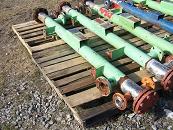 Used Atlas approx 21 sq. ft. C-276 horizontal shell and tube heat exchange
