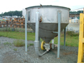 Hoppers: 68CFt T-304 SS-OT-CB-74x28x64-1HP