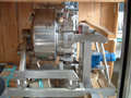 Unused diessel GMBH approx 30 sq ft rotating leaf T-316L S/S Filter
