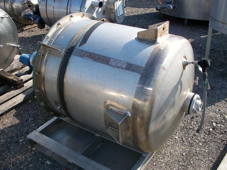 Used Precision Stainless Inc. approximately 175 gallon T-316 S/S tank