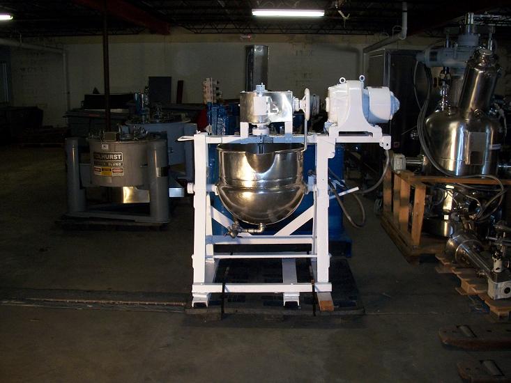 Used  Lee approximately 30 gallon T-304 stainless steel jacketed kettle
