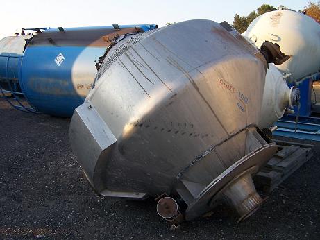 70 cu ft T-316 stainless steel double cone mixer