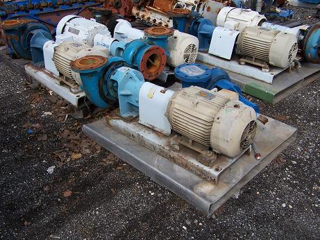 Used Paco carbon steel centrifugal pump.  Rated 1100 GPM @ 55 ft/hd
