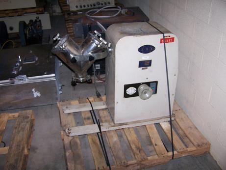 Used Chinese approximately 10 qt. lab size S/S Twin shell blender