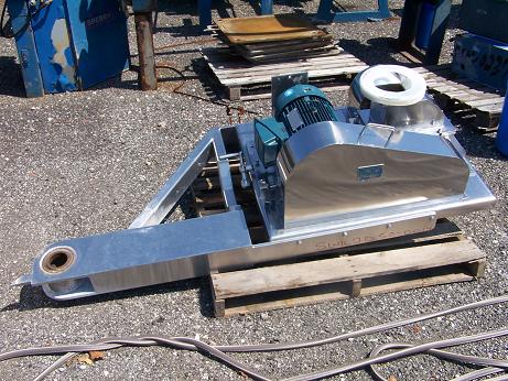 Used Versa-Mill Model VM-600 304 stainless steel hammer mill