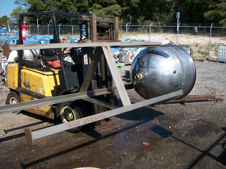 Used approximately 150 gallon 304 stainless steel jacketed kettle