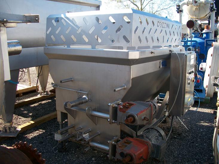 Used Cozzini 3000# stainless steel screw loader