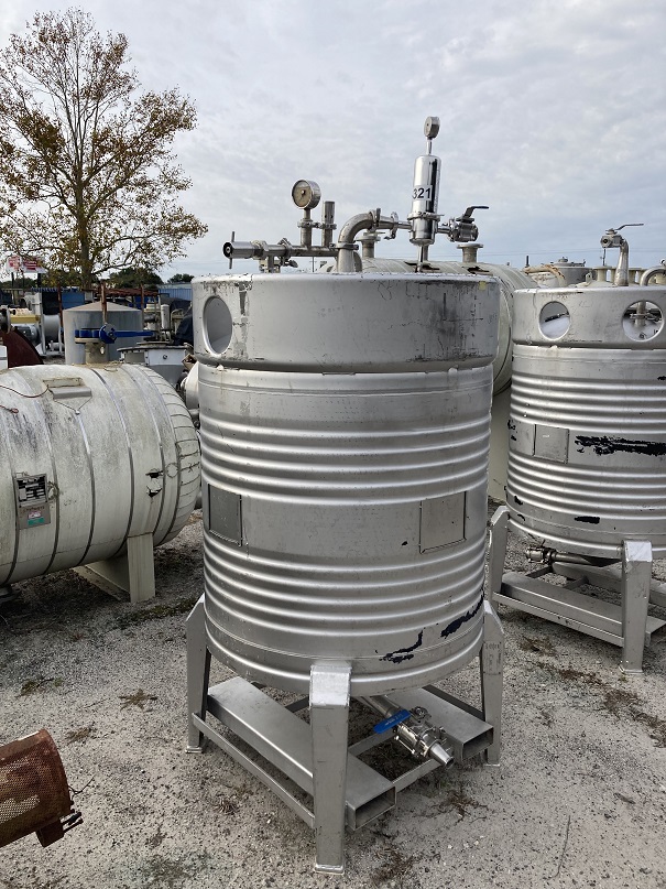 Used Sharpsville Container approx. 200 gallon/800 liter SS portable tank