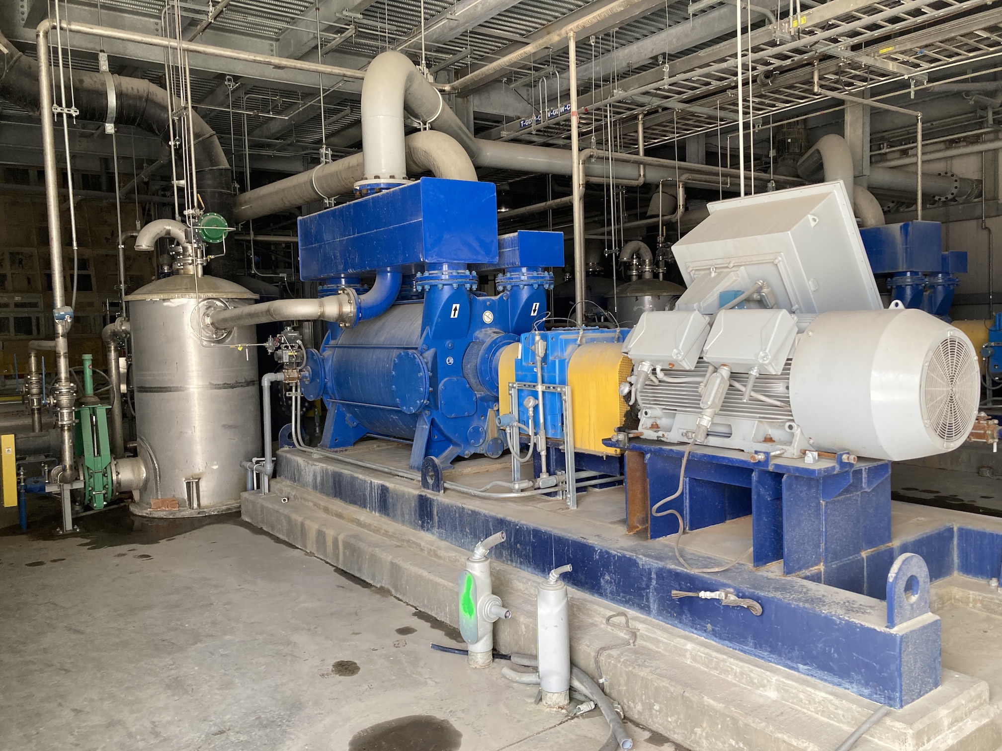 Used FLSmidth Model 3M54 EmicoExtractor 54 sqm. vacuum belt filter