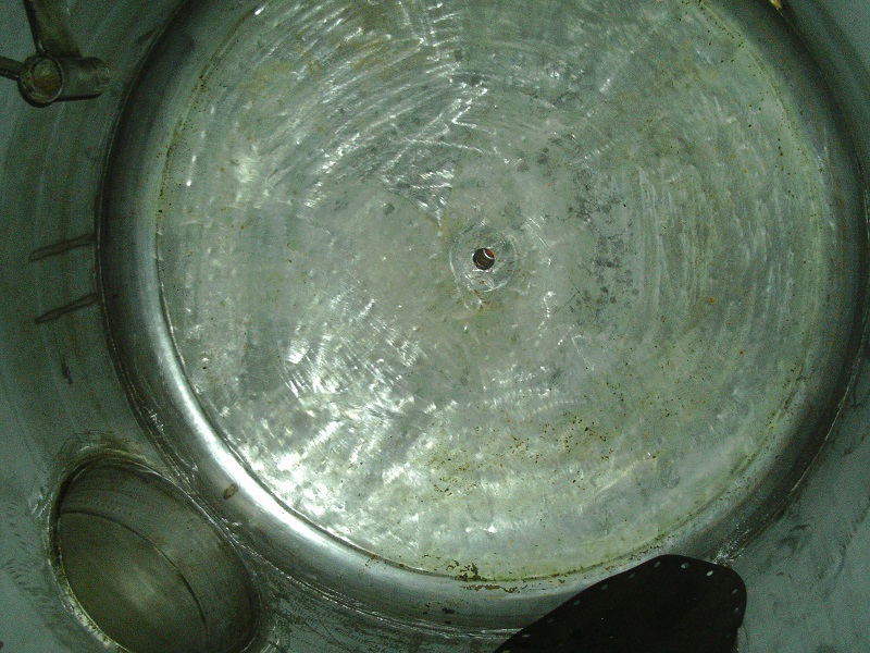 Used Southern Boiler & Tank Works approx 1500 gallon vertical S/S Tank